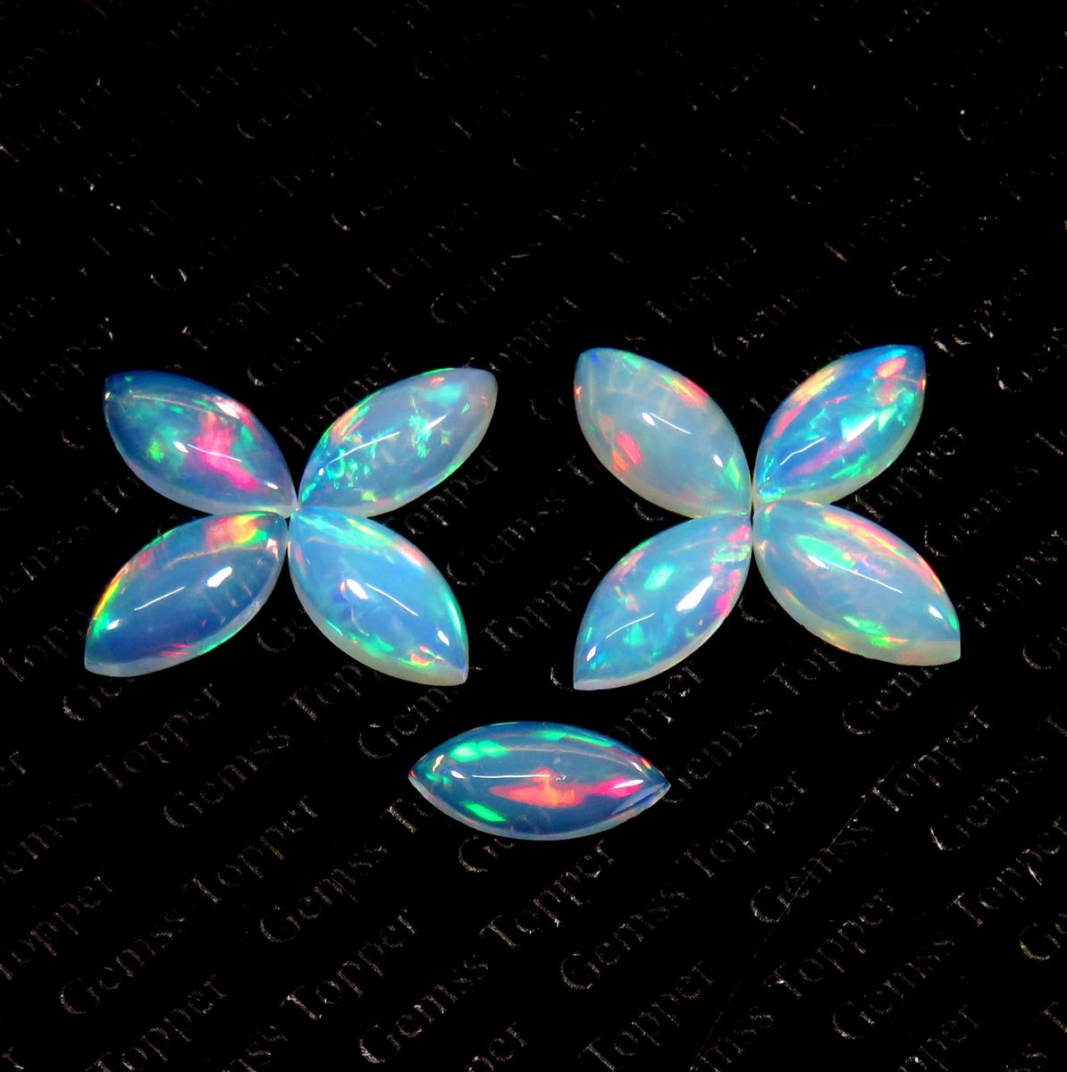 Ethiopian Opal 7x14 mm Marquise Cabochon